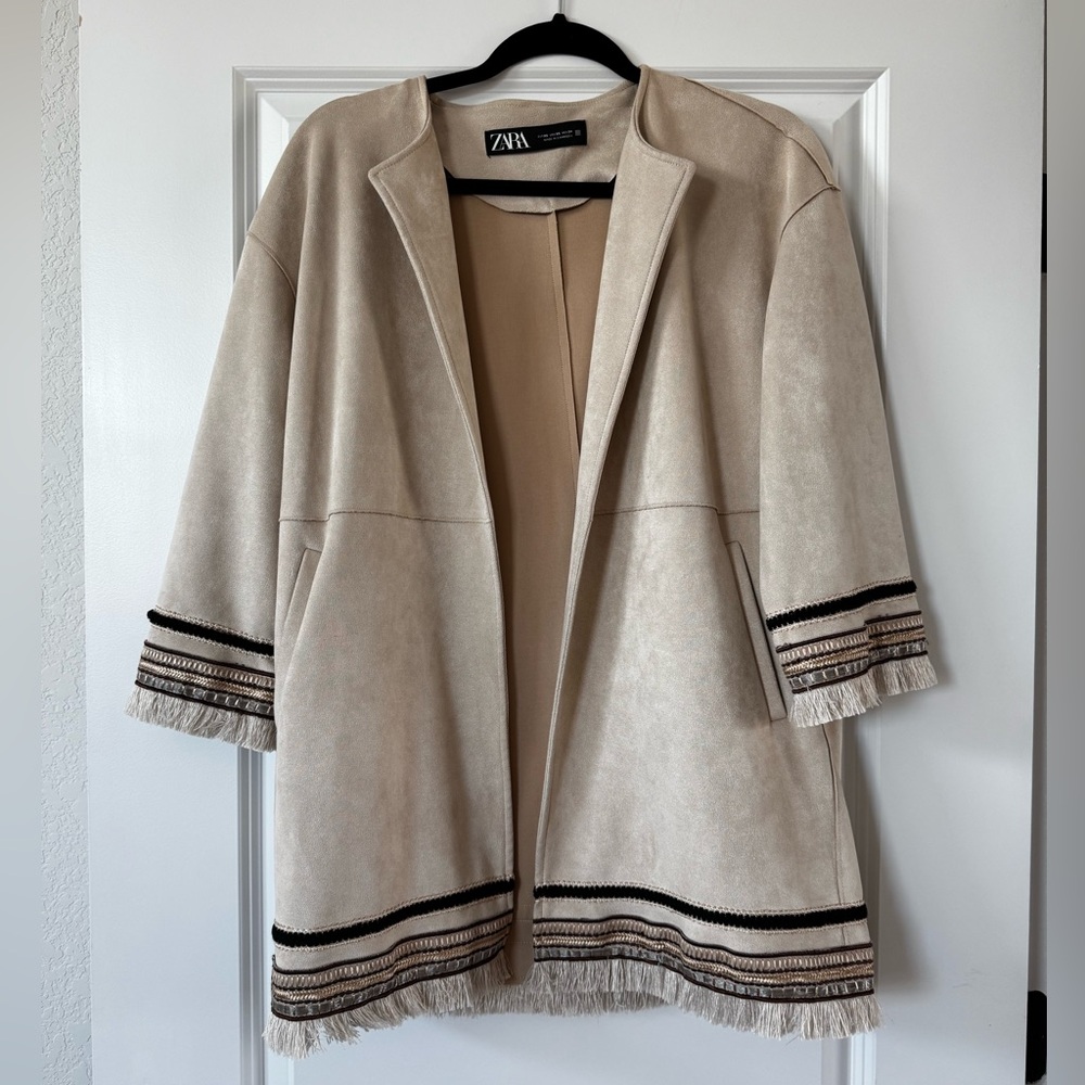 Faux Suede Jacket - image 5